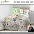 thumbnail image 2 of Harry Potter Herbology Magic 5 Piece Twin Size Bed Set with Sham, 2 of 5