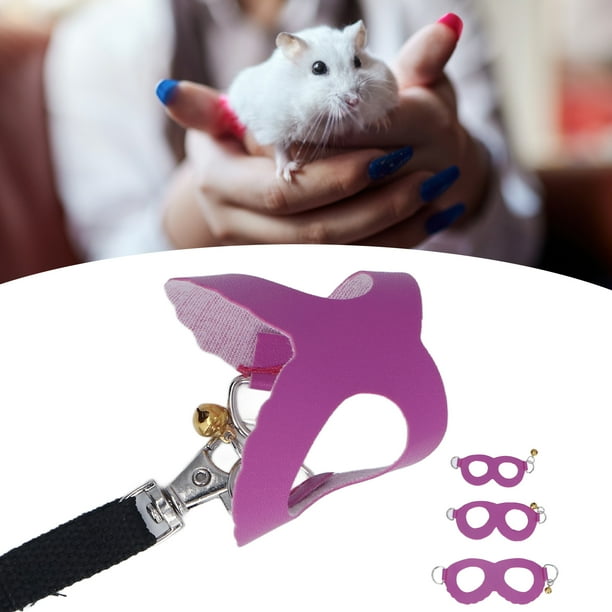 Arnés Y Correa Para Ratas Con Campanas, Arnés Para Caminar Al Aire Libre Para Mascotas Pequeñas, Chaleco Y Correa, Decoración, Arnés Con Correa Para El Pecho Para Rata,