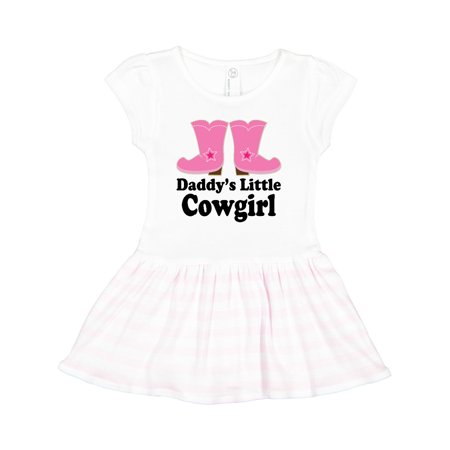 

Inktastic Daddy s Little Cowgirl Gift Toddler Girl Dress