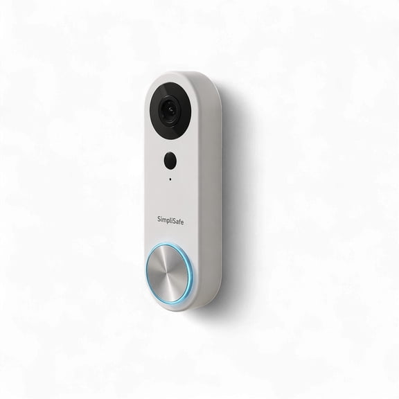Restored SimpliSafe Wired Video Doorbell Smart WiFi Motion Activated Alert Speaker VPD301 (Refurbished)