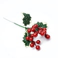 thumbnail image 1 of Bewildely Ramas de bayas rojas de Navidad, atmósferas temáticas decorativas artificiales de espuma, Fondo de fotografía de Navidad, decoración de Kits de decoración para fiestas 3 sucursales Bewildely HA064982-02, 1 of 6
