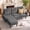 Dark Gray, variant on Lofka Convertible Couch and Sofa and L Shaped Sectional Sofa Bed for Living Room and Apartment Dark Gray