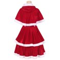 thumbnail image 5 of Disfraz de Papá Noel para mujer, lencería sexy, lindo vestido de terciopelo, capa, traje de mucama, uniforme para niña, 5 of 5