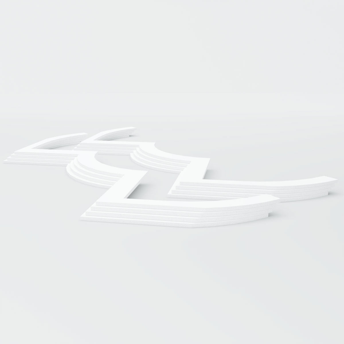 Ekena Millwork 83"W x 83"H x 3/8"T Large Anderson Decorative Fretwork Ceiling Panels in Architectural Grade PVC
