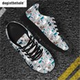 thumbnail image 1 of Zapatos casuales Doginthehole para mujer, zapatos planos antideslizantes, zapatos para correr con cordones y estampado de mascotas, zapatos de moda para caminar, 1 of 6