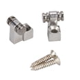 thumbnail image 3 of 2 Chrome Rouleau String Retenue Arbres Guitare Pièces pour Guitare Électrique Ou Basse, 3 of 8