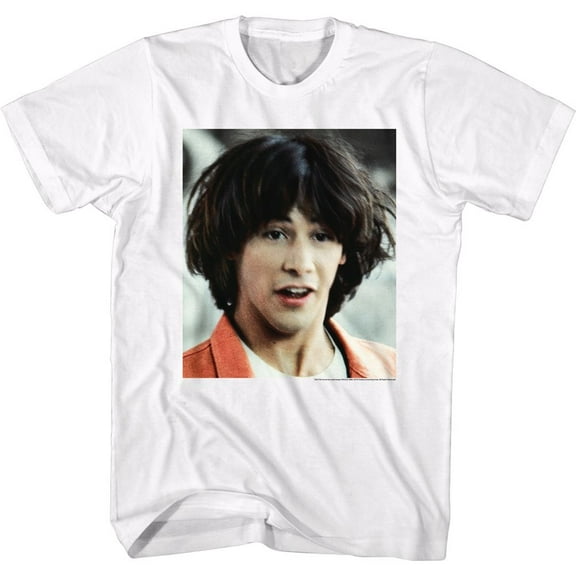 Bill And Ted Ted Face White Adult T-Shirt 5Xl