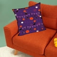 thumbnail image 3 of Funda de almohada decorativa de Halloween de 18 x 18 pulgadas con cremallera oculta B, 3 of 8