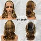 thumbnail image 4 of Peluca Douyin Honey Blonde Bob, 40 cm, cabello humano ondulado, 4 of 6
