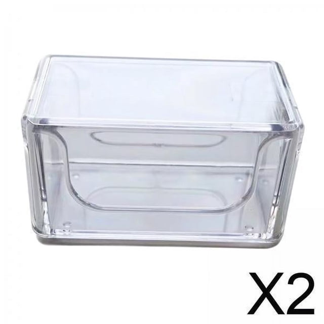 2xPool Cue Chalk Holder Container Mini Carrier Case Pool Billar Accessories 6cmx3cmx3cm