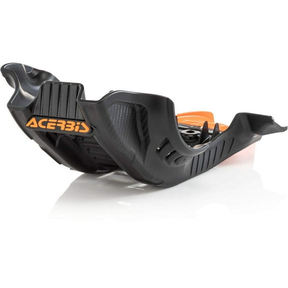 Acerbis Black/Orange Plastic Skid Plate (2791685229)