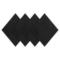 Uxcell 4 Pcs 6x6x1/8 Inches Adhesive Foam Padding Closed-cell Foam Sheet, Black