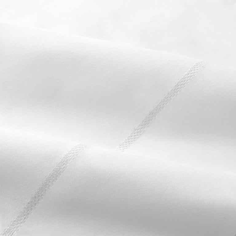 Wamsutta 1846 4-Piece Egyptian Cotton Percale Sheet Set, Queen photo 7