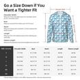 thumbnail image 5 of Gukieu Golf Balls 1 Print Sun Protection Hoodies for Men and Women, Zippered Long-sleeved Quick-drying UV Protection Shirts, Suitable for Sports, Swimming, Fishing-3X-Large, 5 of 7
