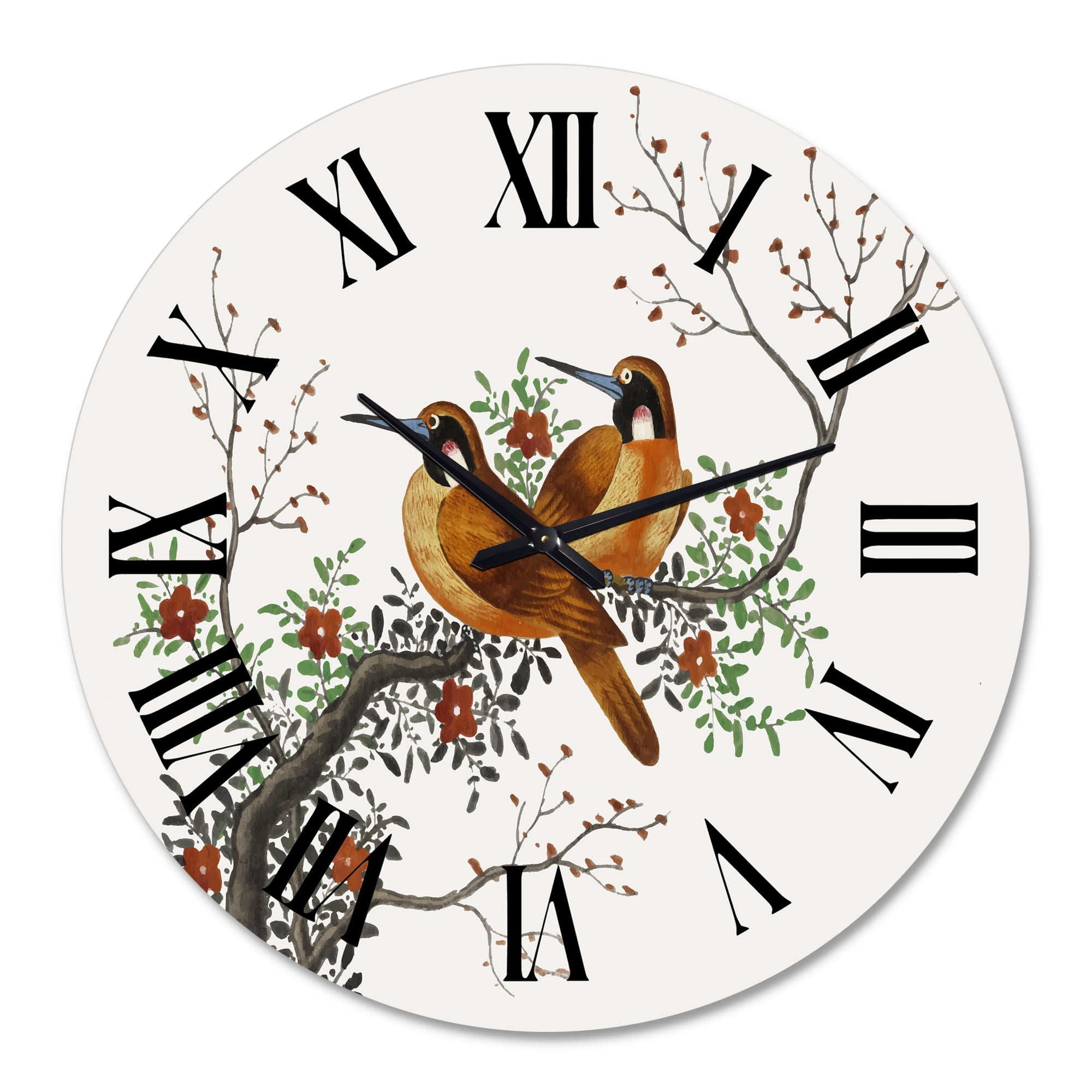 Designart 1 in Quartz Traditional Wall Clock