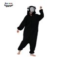 thumbnail image 1 of Nuevo pijama de dibujos animados de cabra con cremallera, negro, femenino, masculino, película Animal, adulto, Navidad, Cosplay, mapache, Kigurumi, 1 of 4