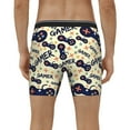 thumbnail image 4 of Xecao Game Controller Print Boxer Briefs for Men's Stretch Moisture-Wicking Underwear, Mid-Rise Classics breathable fabric, 4 of 7