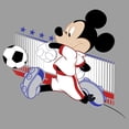 thumbnail image 2 of Boy's Mickey & Friends Mickey Mouse Soccer France  Pull Over Hoodie Athletic Heather Medium, 2 of 4