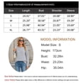 thumbnail image 2 of Cogild Sweater for Women Floral Knit Pullover, 3D Flower Applique Crew Neck Long Sleeve Casual Sweater, 2 of 8