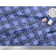thumbnail image 2 of Soimoi Poly Georgette Fabric Check & Animal Skin Decor Fabric Printed Yard 52 Inch Wide, 2 of 3