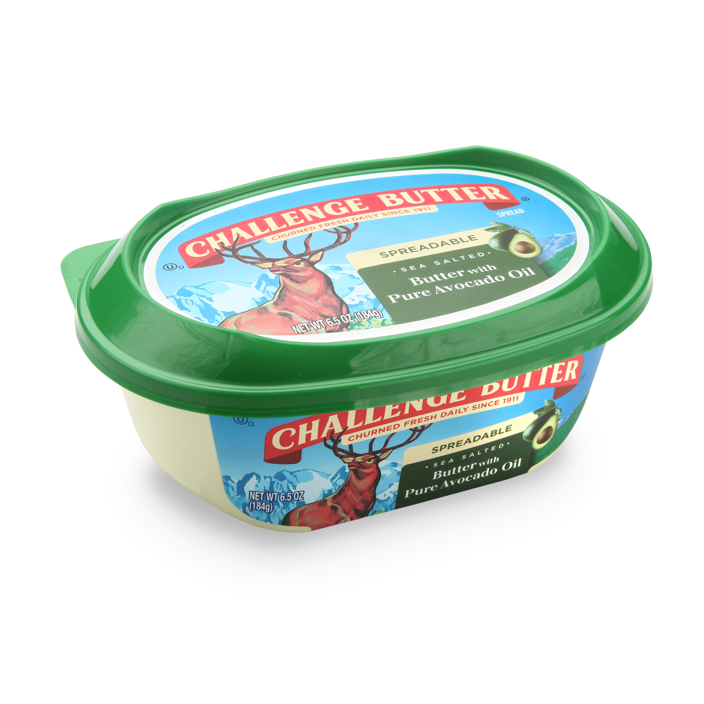 Challenge Spreadable Salted Butter with Avocado Oil, 6.5 oz Tub