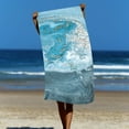thumbnail image 6 of Xuniizn Bath Towel and Wash Cloths Set: 1* Beach Towel, polyester, Highly Absorbent & Fade Resistant, 6 of 7