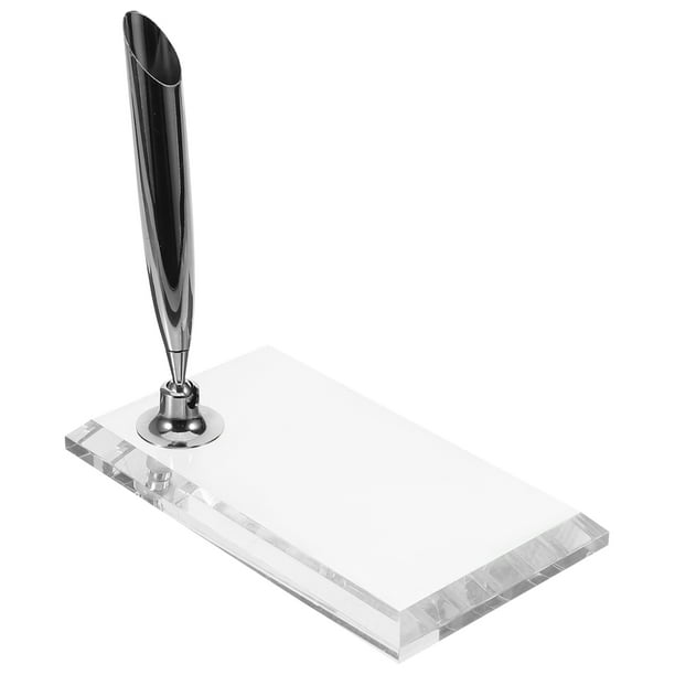 Soporte para lápiz soporte para la pluma de pluma de pluma decorativa soporte de lápiz acrílico para el escritorio para escritorio