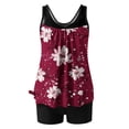thumbnail image 5 of Otvok Womens Athletic 2 Piece Tankini Swimsuits with Shorts Swim Tank Tops with Boyshorts Bathing Suits, 5 of 6