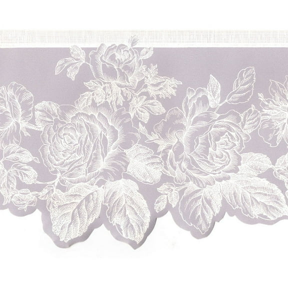 TRIMZ Scalloped Floral Wallpaper Border - Pale Violet Flower Wall Decor 15' L x 8.4" W
