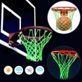 thumbnail image 1 of Nightlight Basketball Net Luminous Outdoor Portable Sun Powered Sports Nylon, 1 of 1