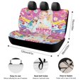 thumbnail image 2 of JOJO Siwa-theme Car Rear Seat Covers Back Elastic Flexible Car Seat Covers Decorative Fits Most Cars 120x59x76cm, 2 of 6