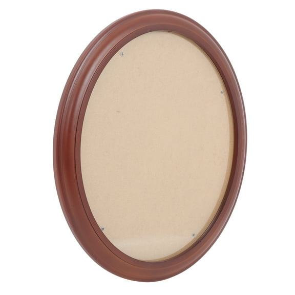HEMOTON Oval Picture Frame for Home Decor Multi Color Wooden Photo Holder with Simple Design Fits Any Wall 6.5 x 8.5 inches
