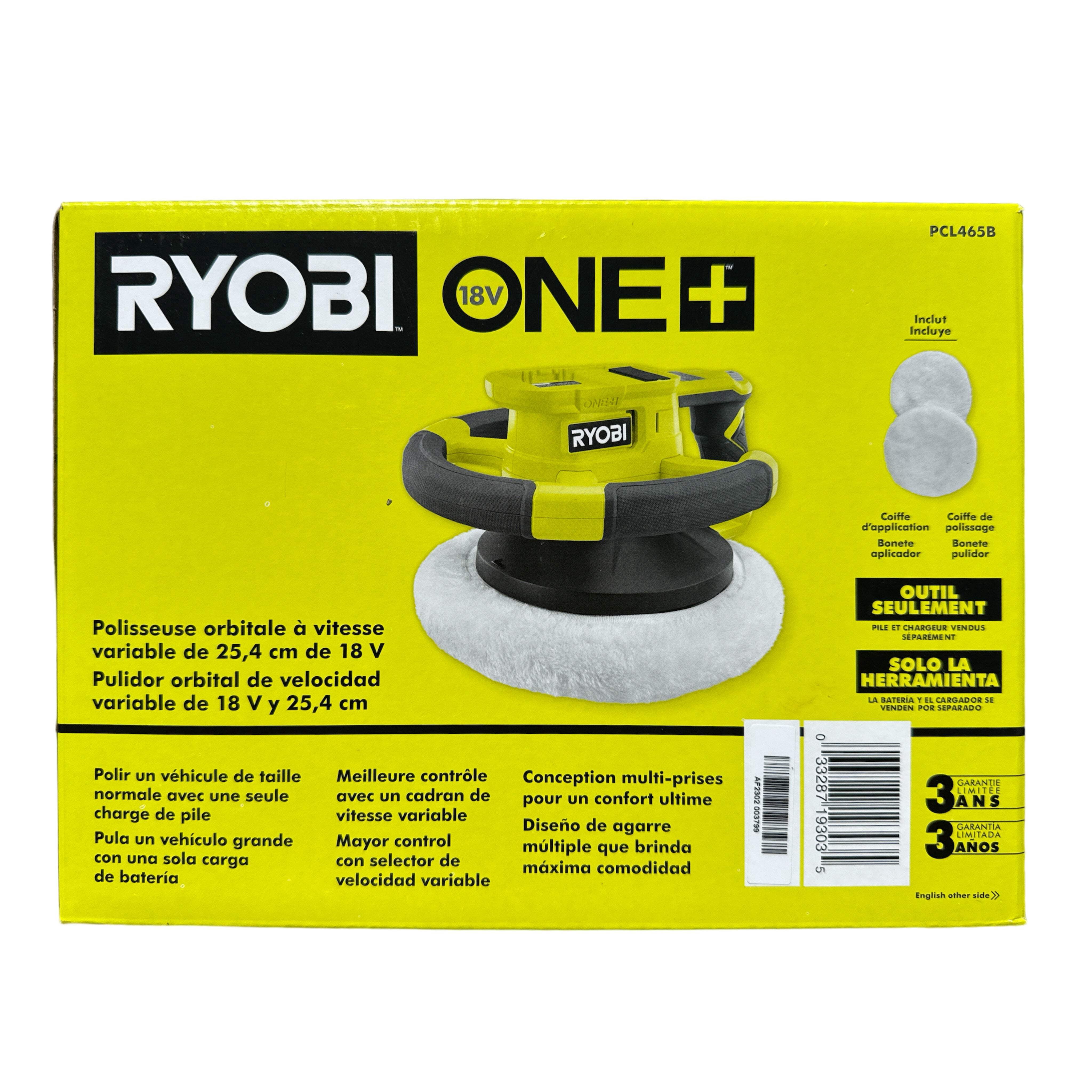 18-Volt ONE+ Cordless 10 in. Variable Speed Orbital Buffer (Tool-Only)