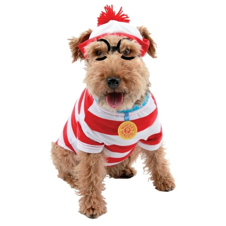Where's Waldo Woof Dog Kit Halloween Pet Costume (Multiple Sizes Available)
