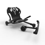 EzyRoller: Classic X - Black - Ride-On Scooter, Cambering Motion, Pedal Free Cart, Hand Brakes, Extendable Frame, 154lb Capacity, Kids Ages 4+