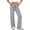 37# Light Gray, variant on Pajama Pants for Women Soft Wide Leg Pants Flowy Comfy Casual Lounge Yoga Capri Pants 28" 29" Inseam Black S