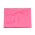 thumbnail image 2 of Cookie Mold Christmas Deer Silicone Mould Fondant Cake Chocolate Cookie Decorating Mould Cake Tools Pink, 2 of 5