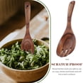 thumbnail image 5 of Masteelf Cookware Salad Serving Fork Spoon Cooking Fork Spoon Acacia Utensils Wooden Salad Sporks, 5 of 8