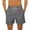 Gray1, variant on fatyb Shorts for Men Heart Print Drawstring Casual Shorts Elastic Waist Summer Fashion Beach Shorts