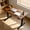 Brown, variant on WanKaMom Home Office Electric Table, Standing Height Adjustable Desk, Quiet 45dB Motor, 1"/s Smooth Lifting, 154 LBS Load, Carbon Steel Frame, Memory Presets & Dual Hooks