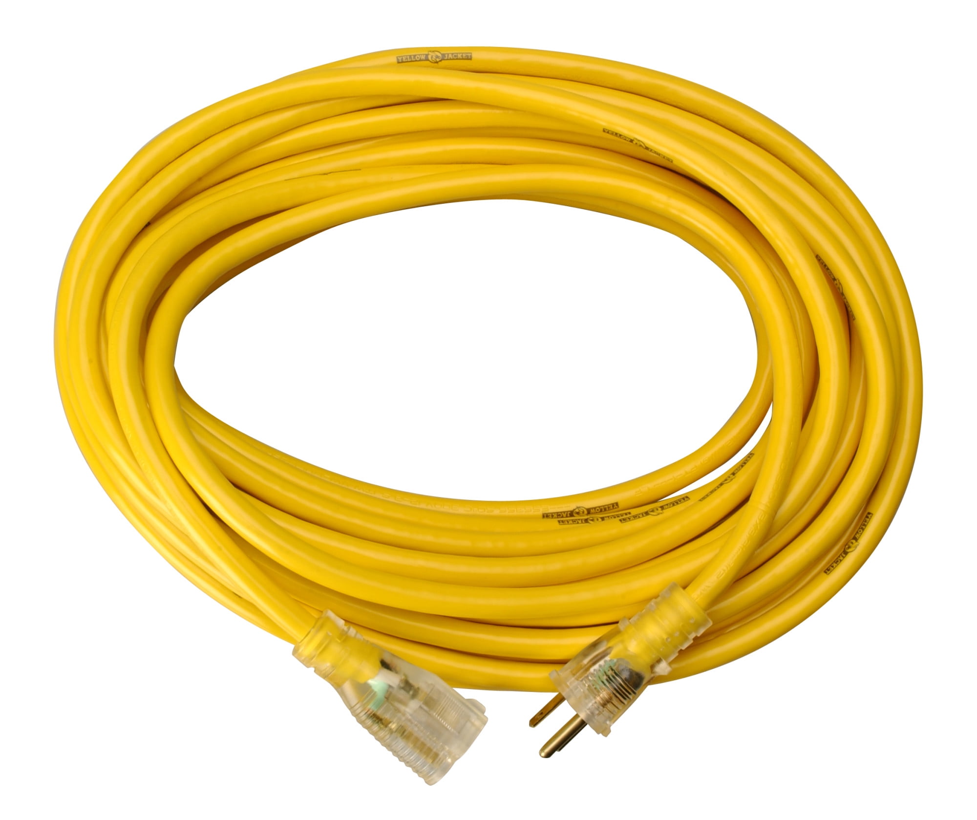 Yellow Jacket 2888 Contractor Extension Cord with Lighted Ends, 100 Foot 