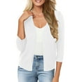 thumbnail image 5 of GingDin Women's Cardigans Lightweight Long Sleeve Open Front Sweater Cardigan s-2xl, 5 of 7