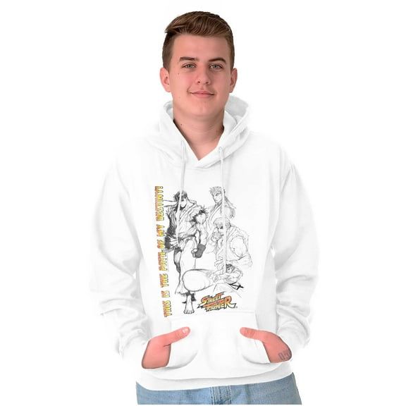 Street Fighter Vintage 90s Gamer Hoodie Sweatshirt Women Men Brisco Brands M