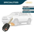 thumbnail image 5 of AKS KEYS New Replacement for Toyota 2014 - 2019 Remote Head Key 3B FCC# HYQ12BDM, 5 of 6