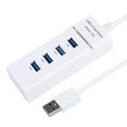 thumbnail image 1 of Hub Usb 3.0, Divisor Usb De Carga Rápida De 5 Gbps Con 4 Puertos Usb Estación De Acoplamiento De Adaptador Multipuerto Compacto Para Pc Laptops Xps Flash Drivete Muyoka Hogar, 1 of 7