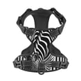 thumbnail image 4 of Lsque Optical Zebra Illusion Dog Harness, No-Pull Pet Harness with 2 Leash Clips, Adjustable Soft Padded Dog Vest with Easy Control Handle for Large Dogs-Medium, 4 of 9