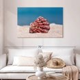 thumbnail image 2 of Elephant Stock Cancun Seashell Wall Art - Horizontal Canvas Wall Art - Living Room Wall Decor - Nautical Canvas - Blue And Beige Decor - 45" x 30", 2 of 8