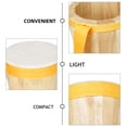 thumbnail image 4 of FESTFENDS Wood Instrument Kids Percussion Instruments Orange Sheep Hide Skin 1 Set, 4 of 8
