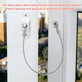 thumbnail image 4 of QualitChoice 4pcs Hinge Limiter Practical Pin Braided Cable Door Cabinet Swing Limit Hardware Stainless Steel Restrict Rope, 4 of 6