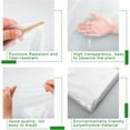 thumbnail image 5 of LUVCMFT Clear Greenhouse Plastic Sheeting, 6 Mil Polyethylene Film Green House Cover, UV Resistant Replacement Cover for Horticulture,Garden and Agriculture, 20*25ft, 5 of 8